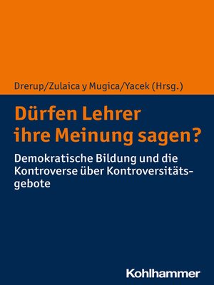 cover image of Dürfen Lehrer ihre Meinung sagen?